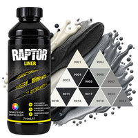 Raptor Tintable  Coating set  3,8 liter + Verharder-RAL-9000 SERIE