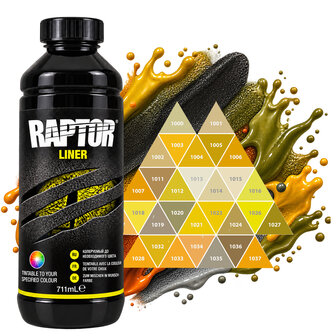 Raptor Tintable  Coating  711ml + Verharder-RAL-1000 SERIE